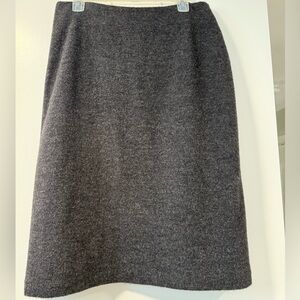 Brooks Brothers Wool Charcoal Skirt